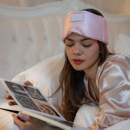 Snoozeband™ Silk – Svefngríma með heyrnartólum