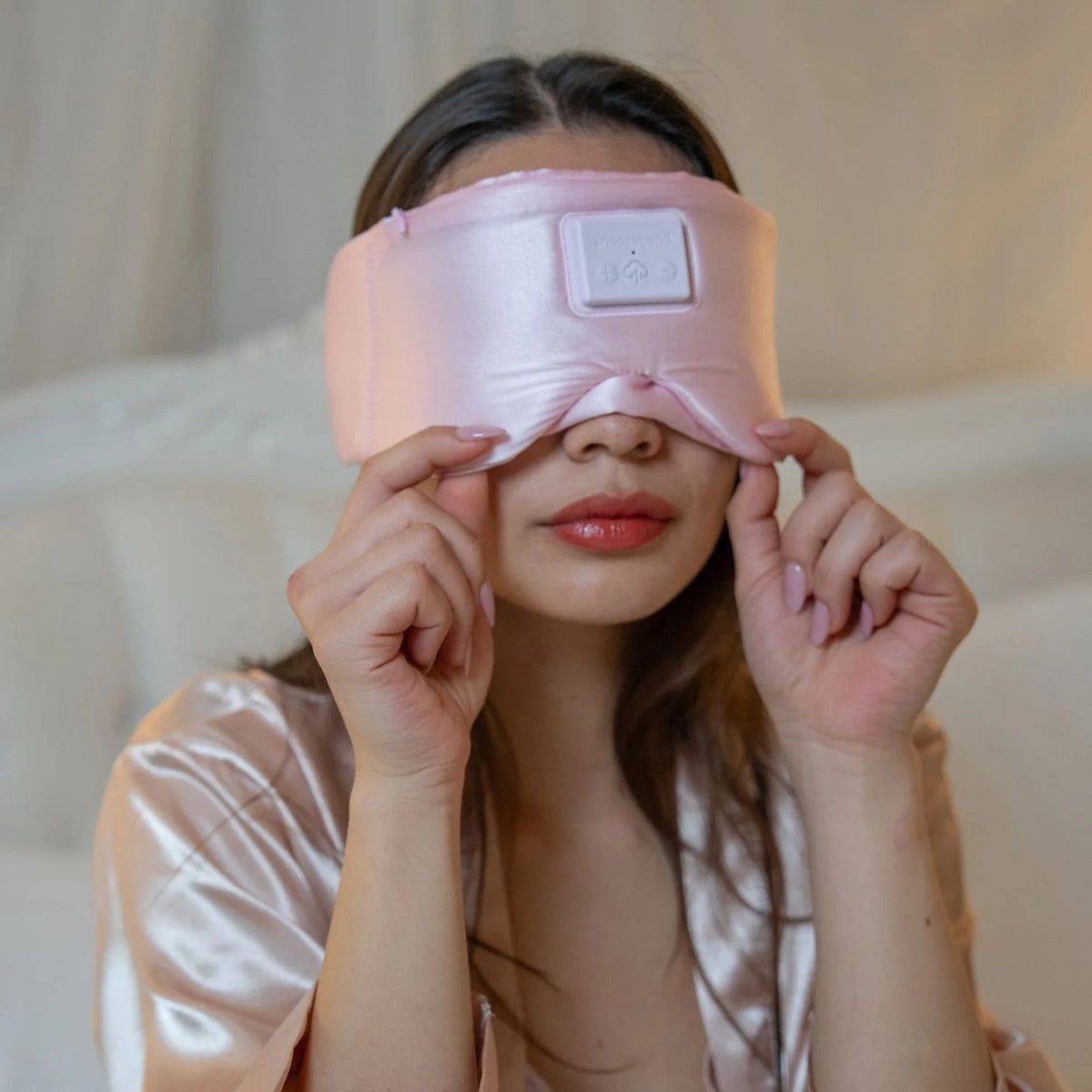 Snoozeband™ Silk – Svefngríma með heyrnartólum
